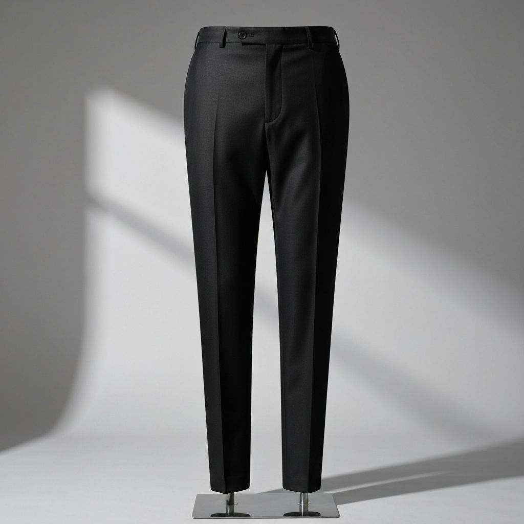 Classic Black Formal Trousers